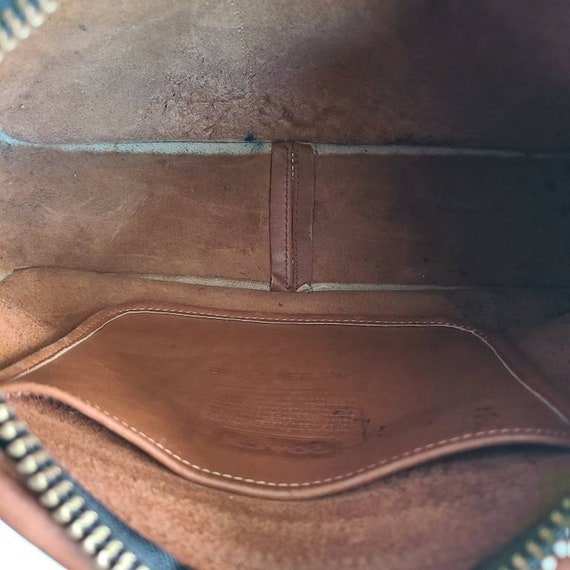 Vintage Coach British Tan Companion Bag - image 8