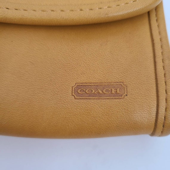 Coach Bag Small gold yellow orange coach bag