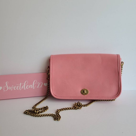 Custom Pink Vintage Coach Pocket Purse
