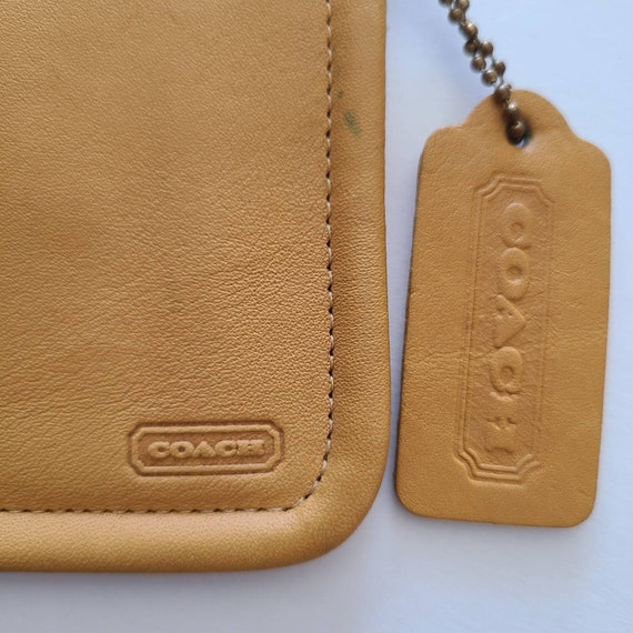 Coach leather makeup bag new arrivals