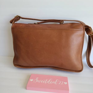 Vintage Coach British Tan Metropolitan Brief Bag image 3