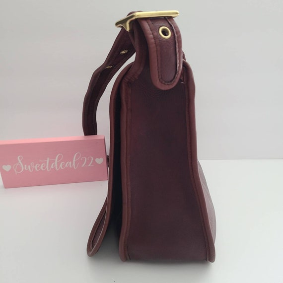 Coach oxblood crossbody bag sale