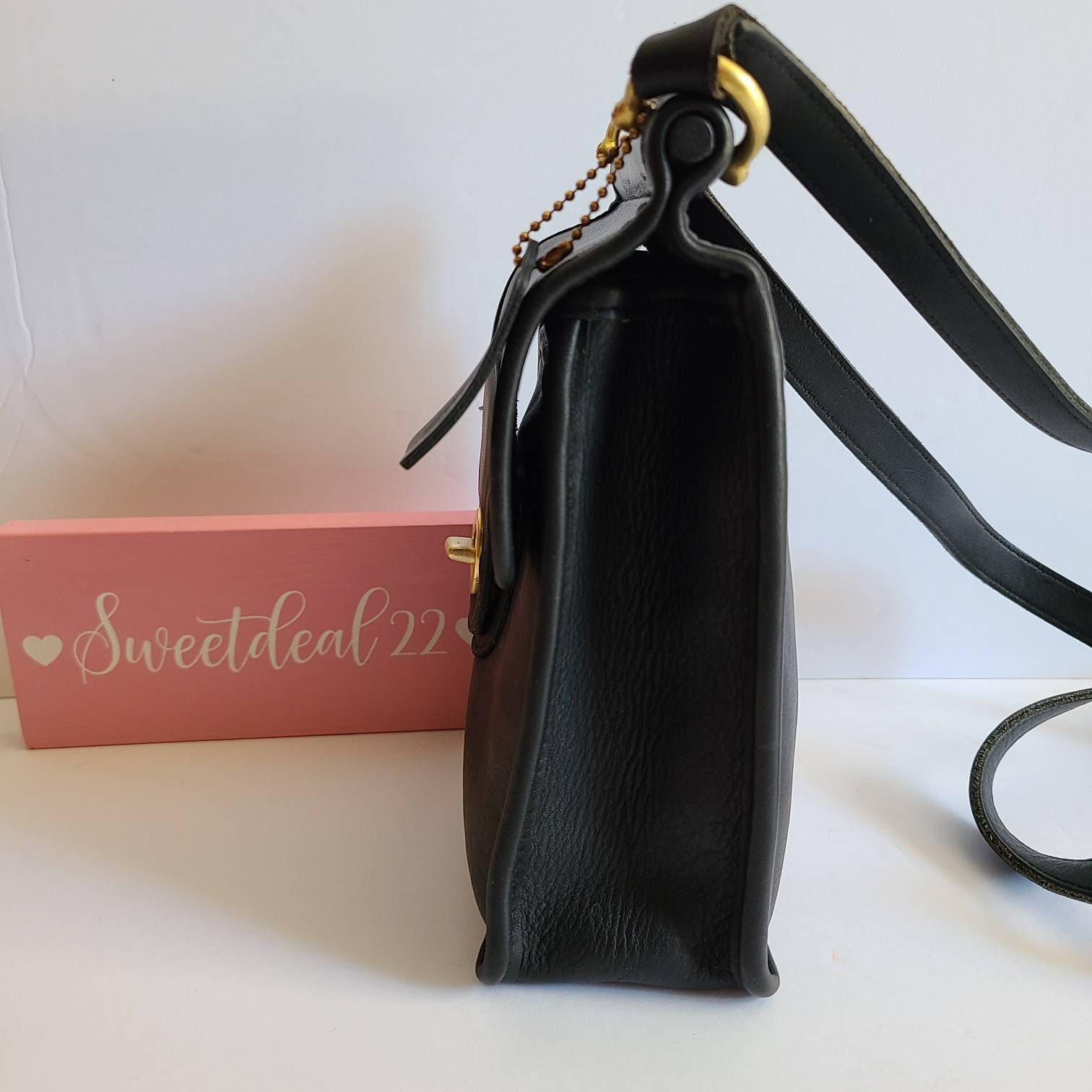 Vintage Coach Original Black Murphy Shoulder Crossbody Bag - Etsy
