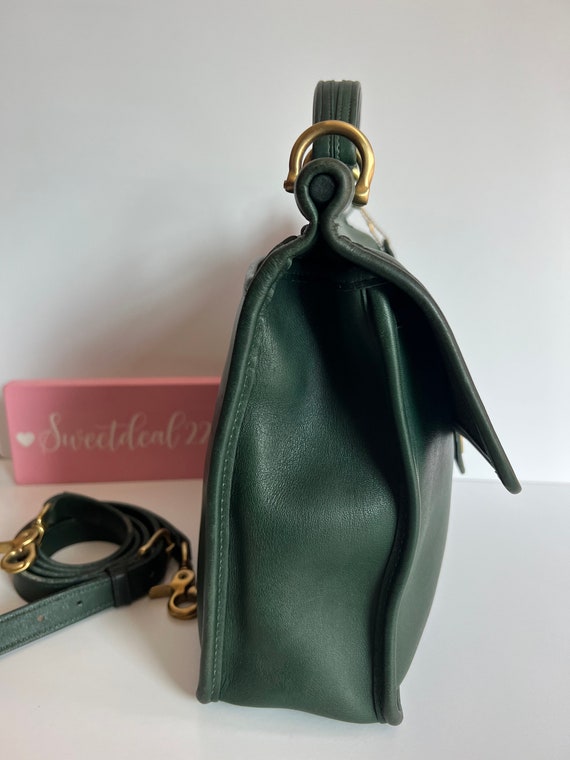 Vintage Coach Green Willis Top Handle Bag Gem