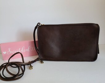 Vintage Coach NYC Dark Brown Mocha Basic Bag