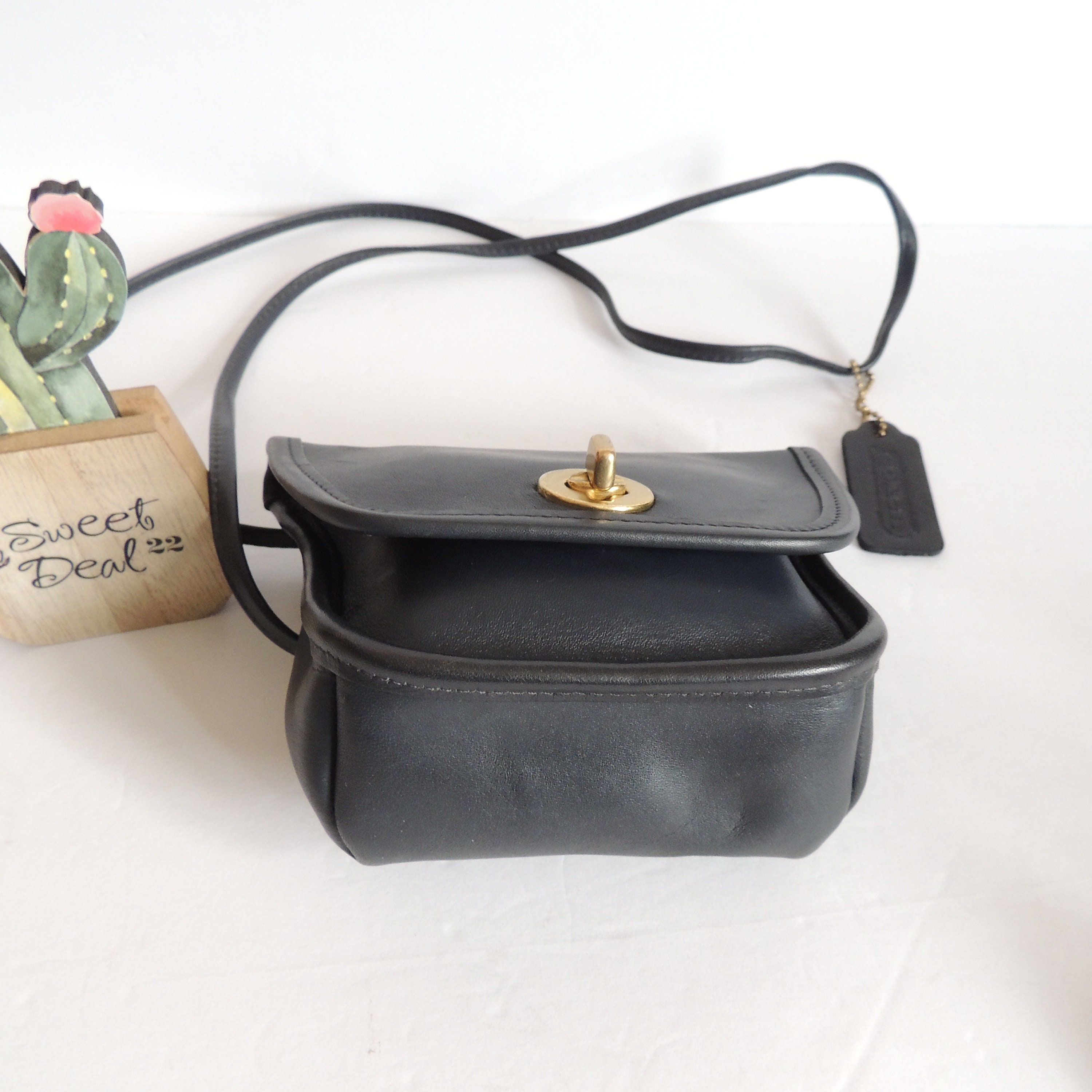 Vintage Coach Dark Blue Everette Bag - Etsy