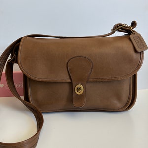 Vintage Coach Putty NYC original Rambler Shoulder Bag
