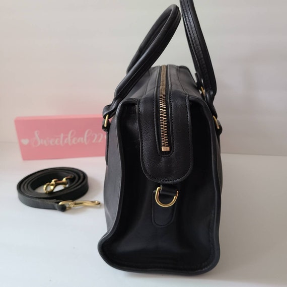 Vintage Coach Black Broadway Satchel - image 2