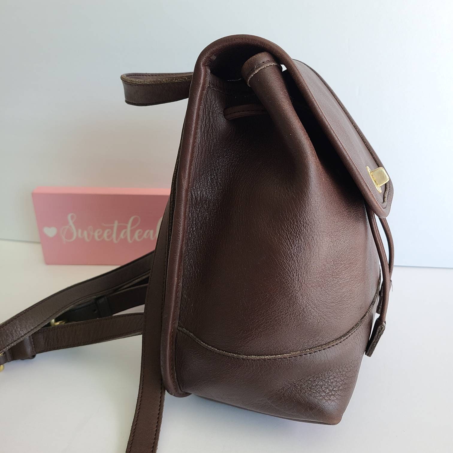 Vintage Coach Brown Mini Daypack Backpack - Etsy Hong Kong