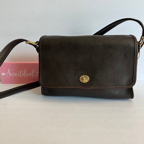 Vintage Coach NYC Gray Spectator Shoulder Bag