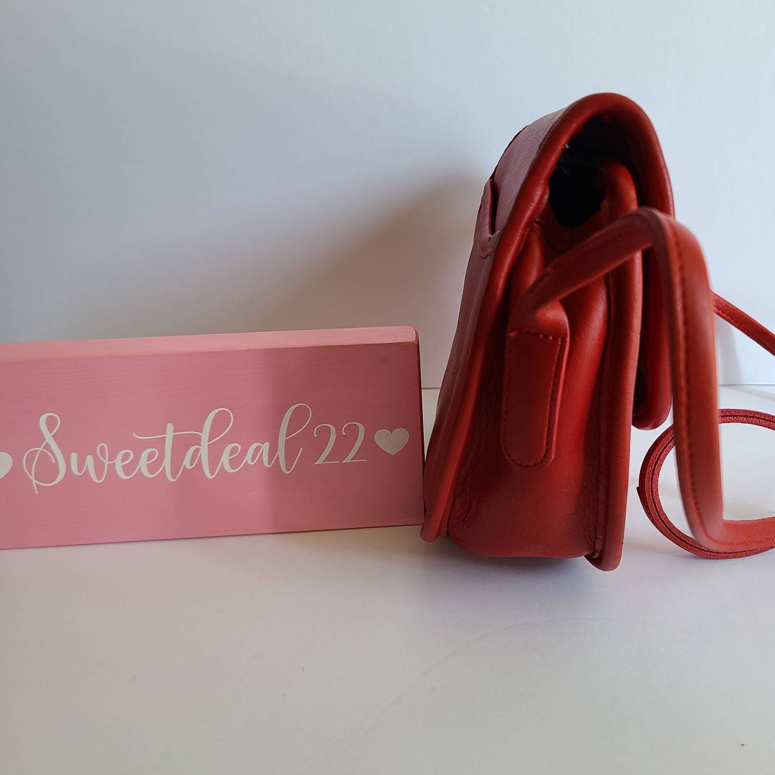 極美品 vintage coach old red CASEY BAG 赤 - メルカリ