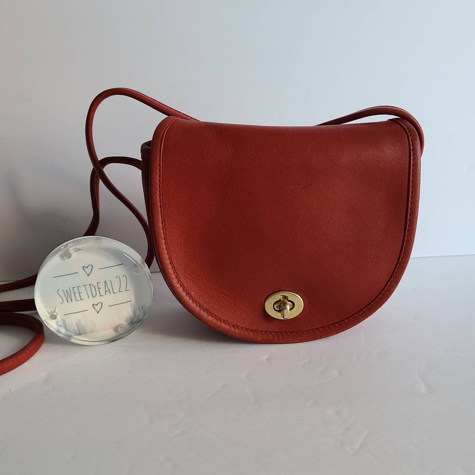 Vintage Coach Original Red Mini Bag | Etsy