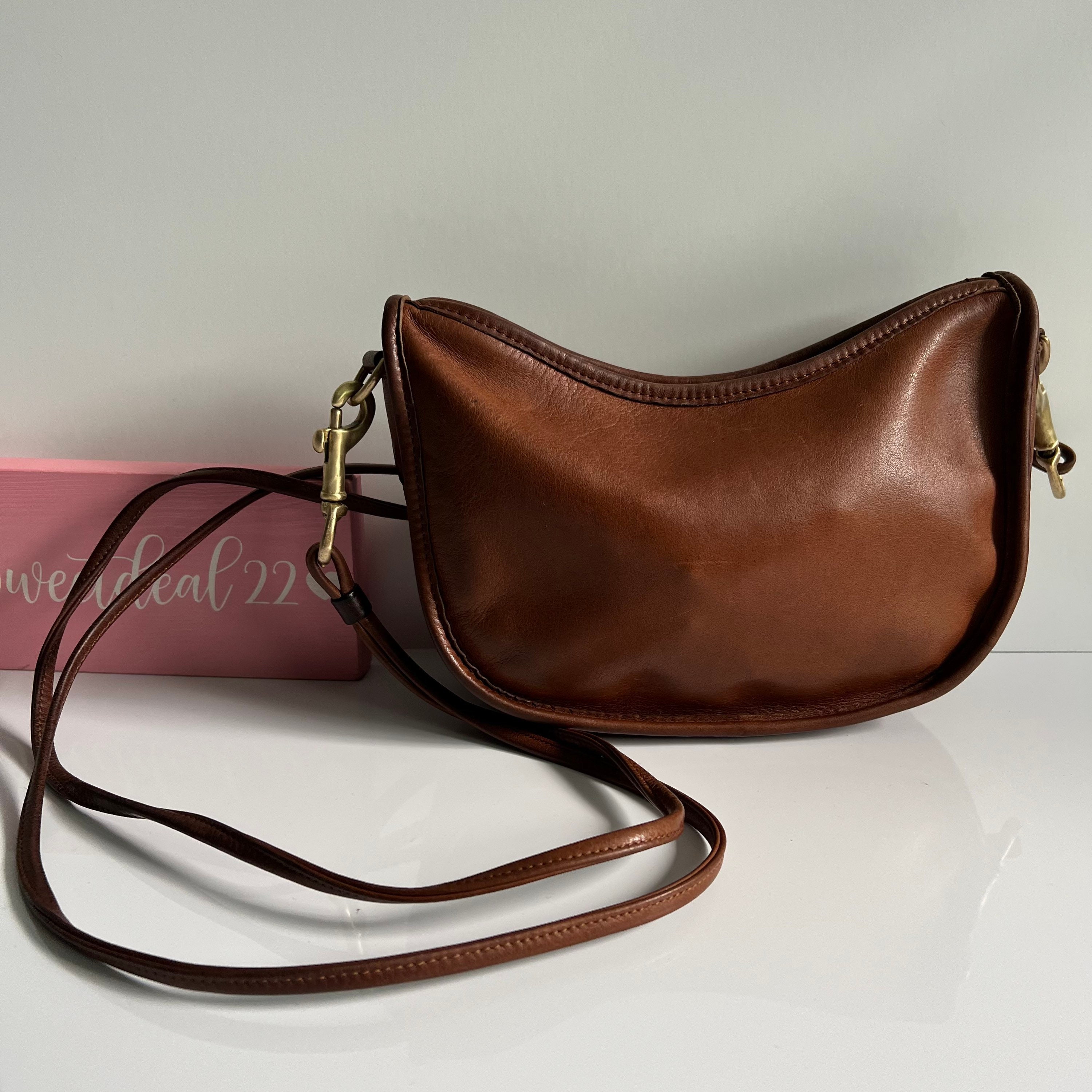 Vintage Coach British Tan Swinger Bag - Etsy