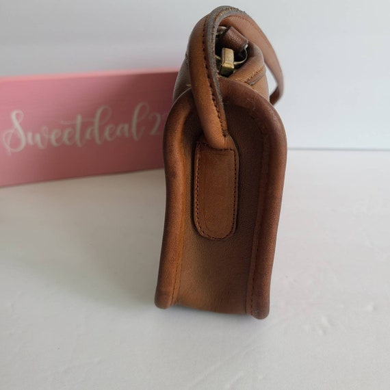 Vintage Coach NYC British Tan Zippered Pouch Bag - Etsy