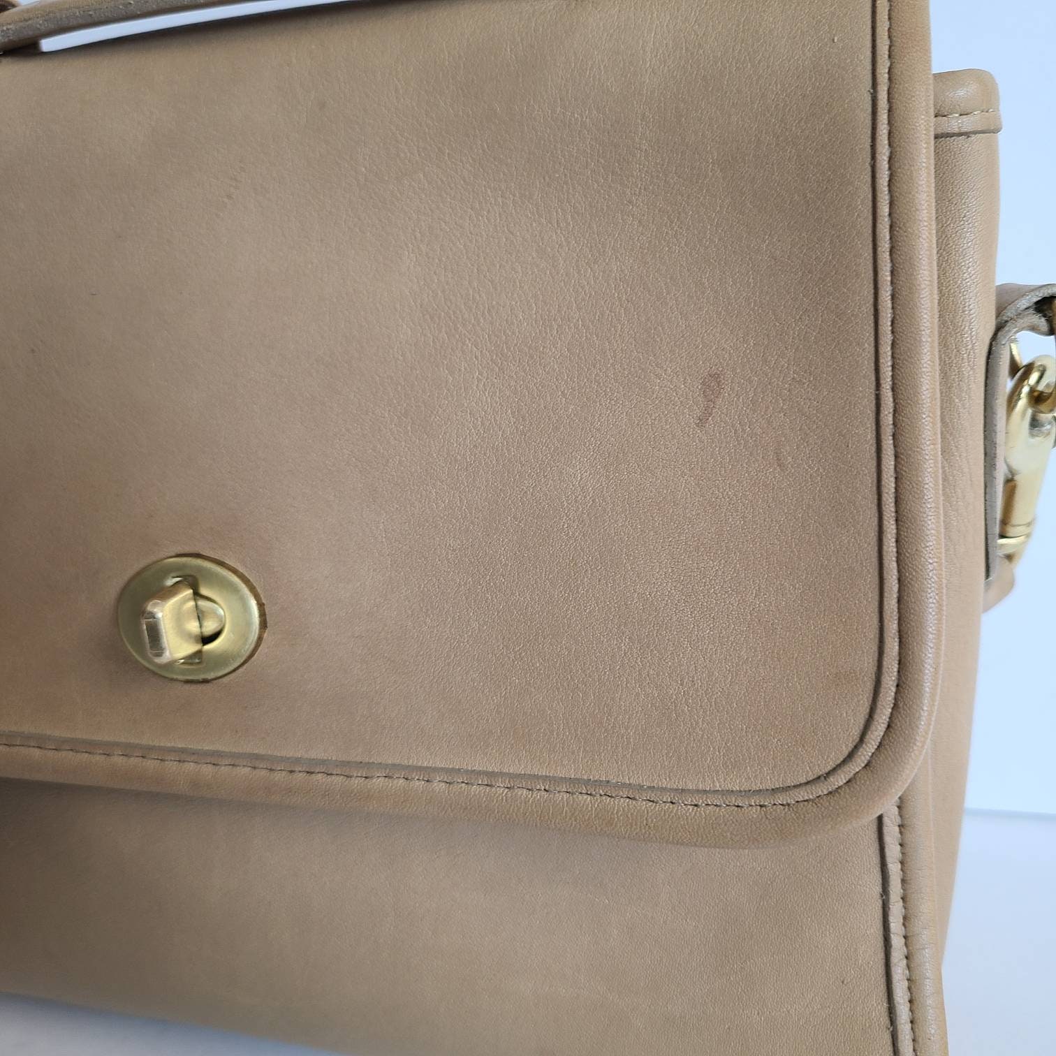 バッグ Vintage Coach Top Handle Shoulder Bag Vintage Coach Tan Top Handle Court Bag - Etsy