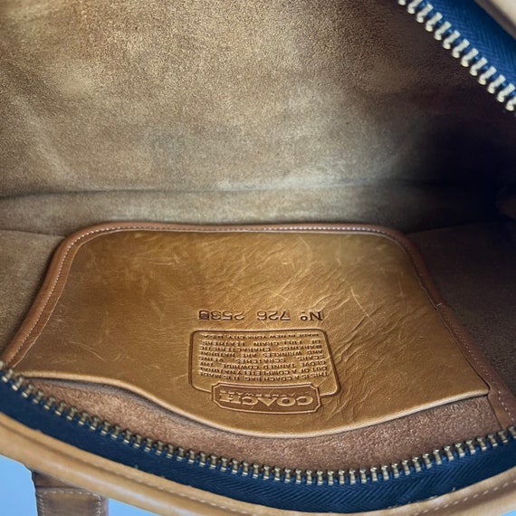 Vintage Coach NYC Saddle Handle Clutch Tote - image 7