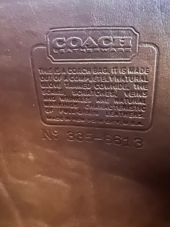 Vintage Coach NYC British Tan Rambler Shoulder Bag - Etsy UK