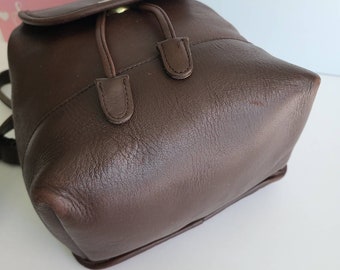 Vintage Coach Brown Mini Daypack Backpack - Etsy Vintage Coach Brown Mini Daypack Backpack - Etsy