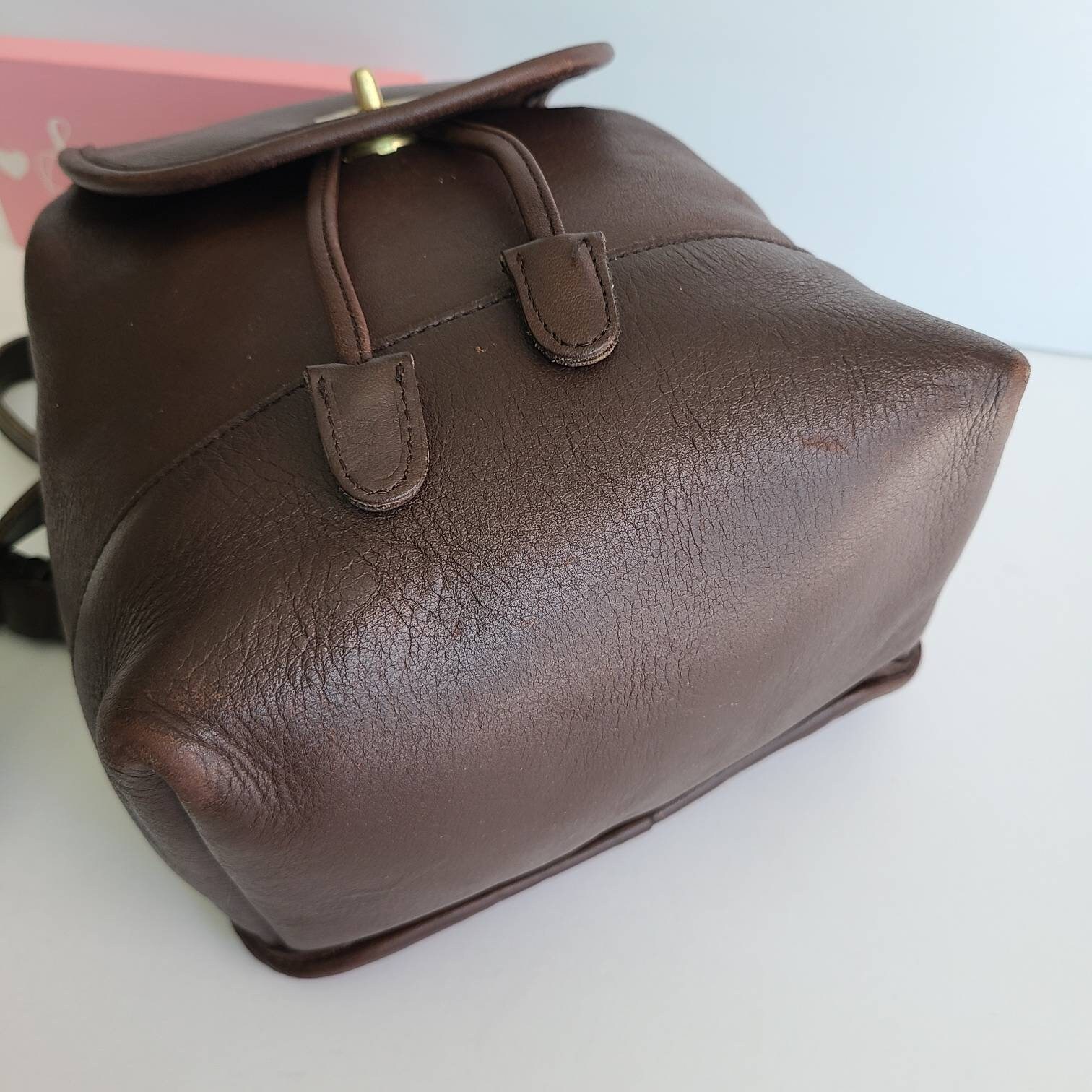 Vintage Coach Brown Mini Daypack Backpack - Etsy Vintage Coach Brown Mini Daypack Backpack - Etsy