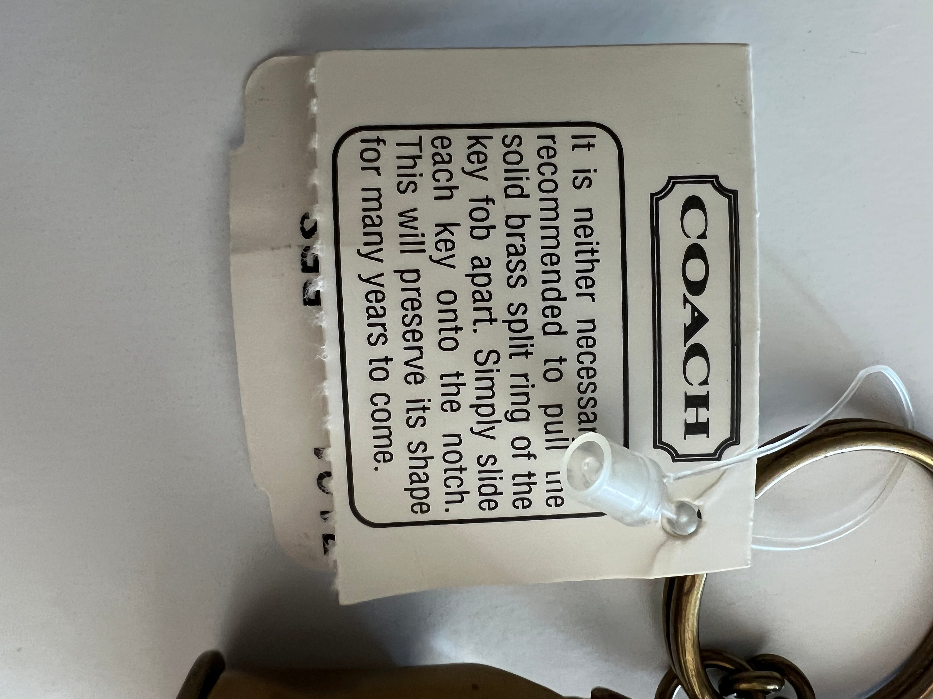 小物 90s Vintage Coach Duffle Sac Key Fob 90s Vintage Coach Duffle Sac Key Fob