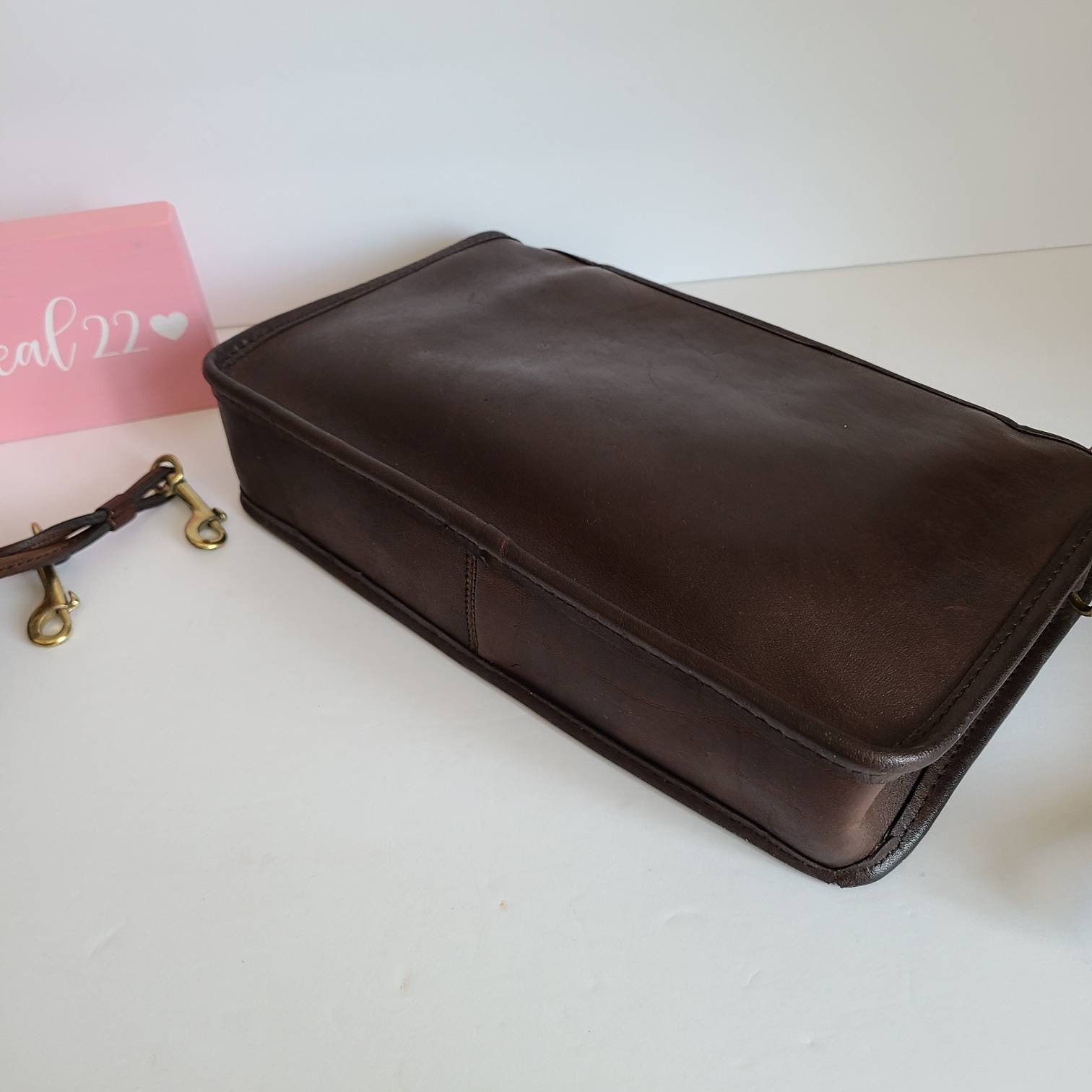 Vintage Coach NYC Dark Brown Mocha Basic Bag - Etsy Canada