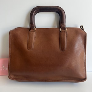 Vintage Coach NYC British Tan Standard Tote