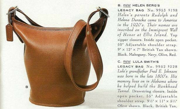 Vintage Coach Black Leather Helen Berg's Legacy Duffle Bag Vintage Coach Black Leather Helen Berg's Legacy Duffle Bag