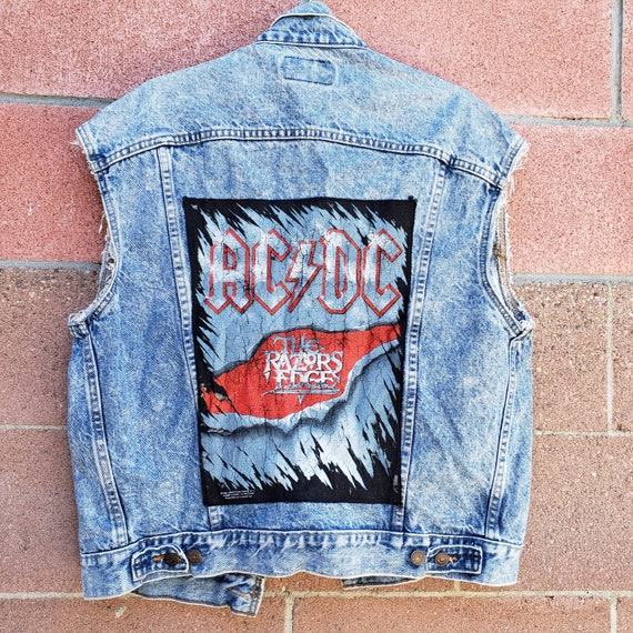 levis cut off denim jacket