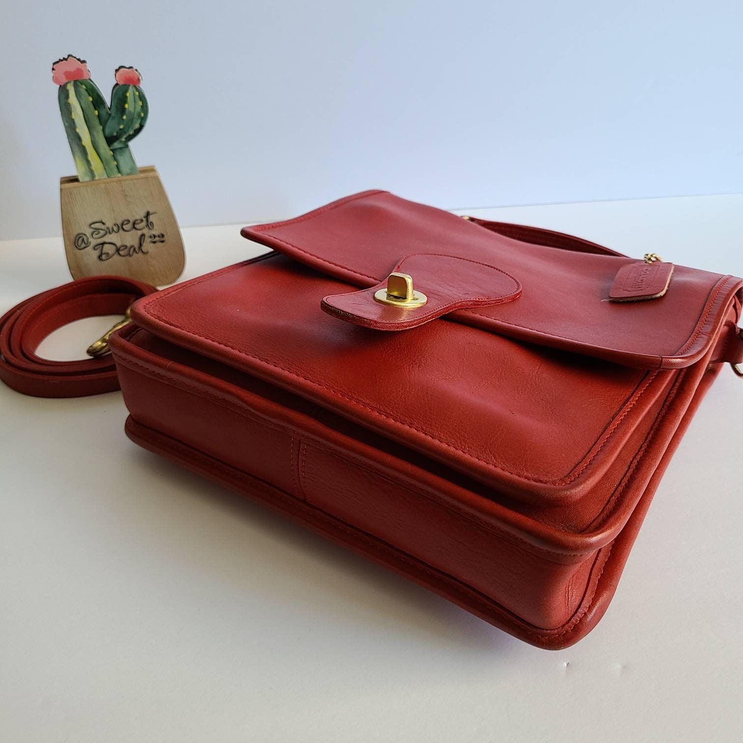 Vintage Coach Original Red Station Top Handle Satchel - Etsy