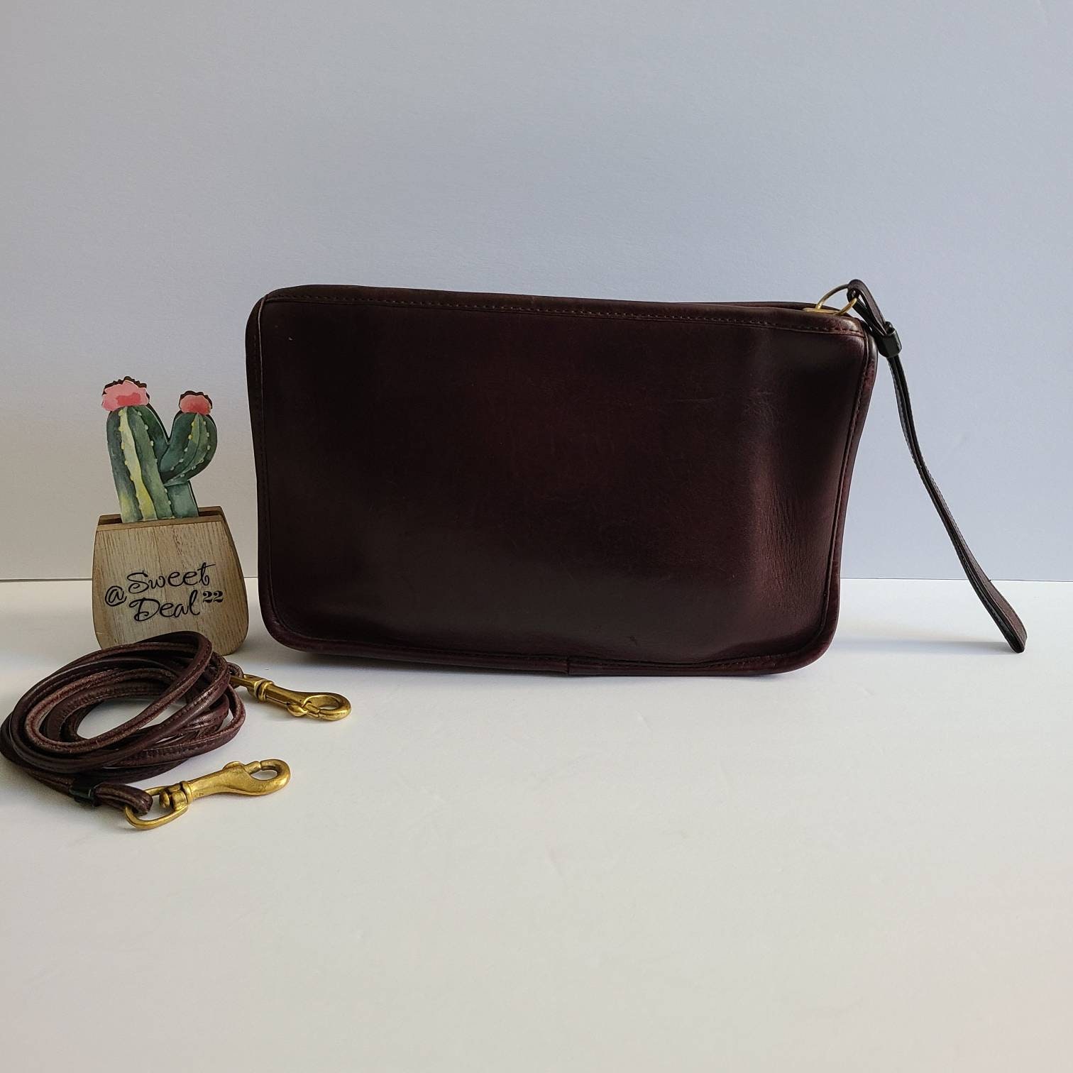 COACH®  Wine Carrier In Signature Leather