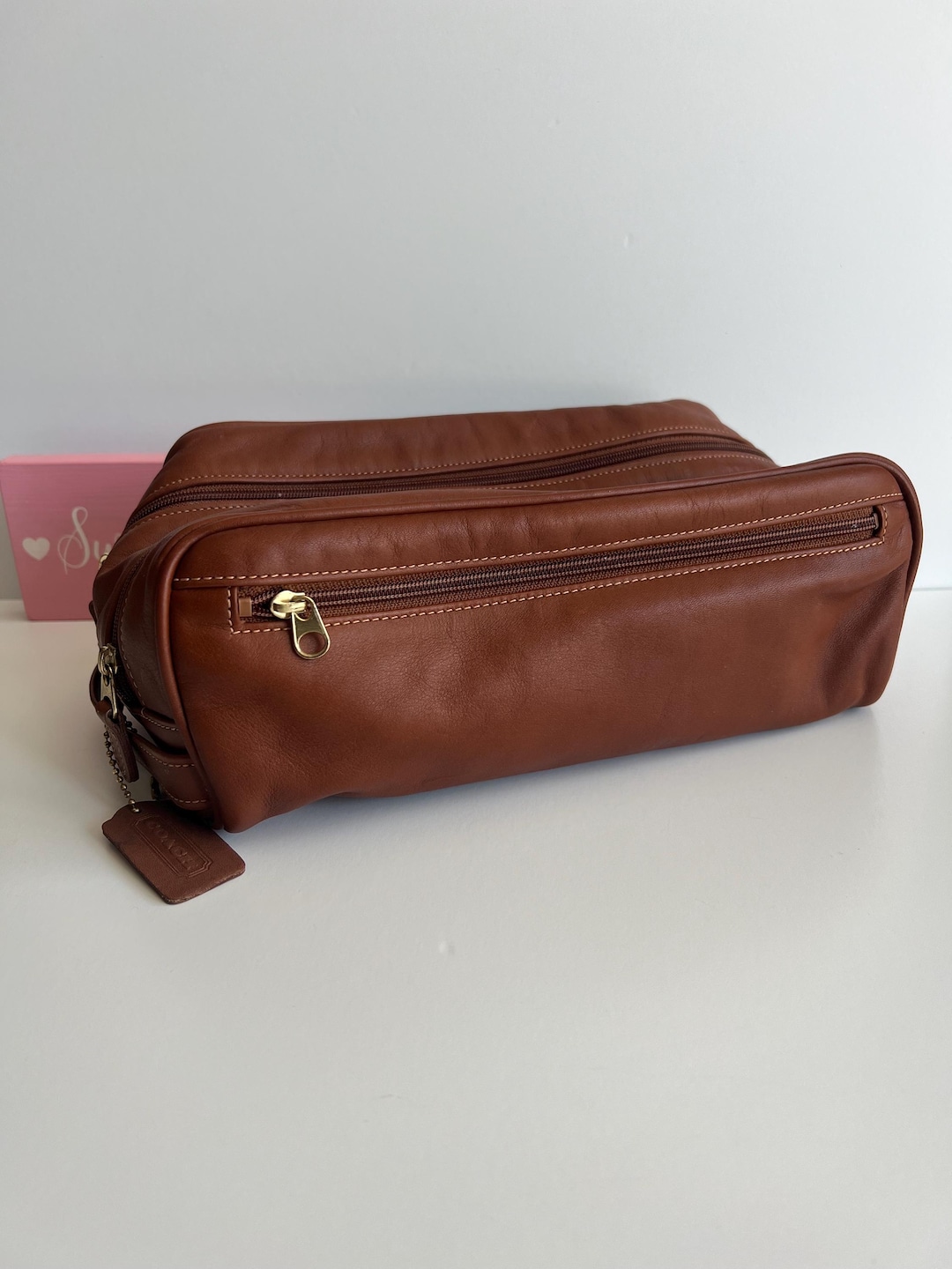 Vintage Coach Travel Dopp Toiletry Bag - Etsy