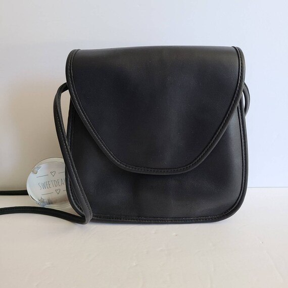 Vintage Coach Original Dark Navy Lindsay Shoulder… - image 1