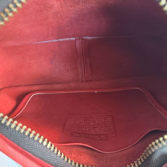 Vintage Coach Red NYC Companion Shoulder Bag - Gem