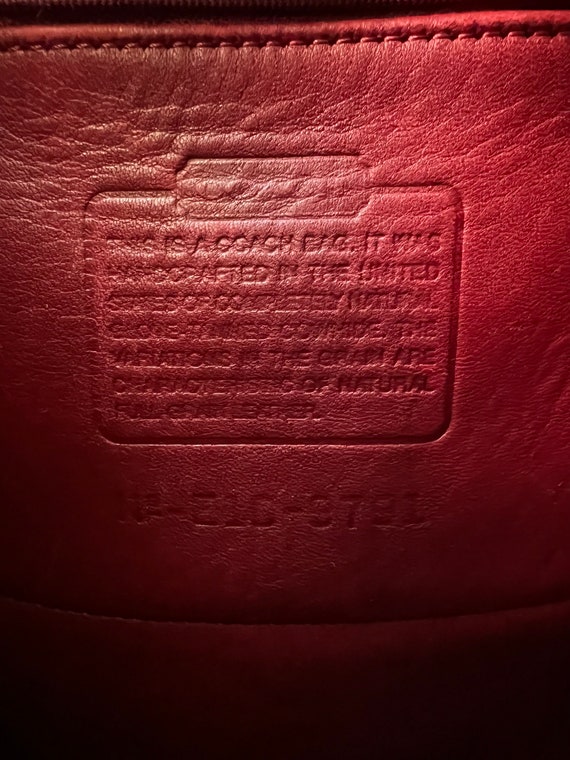 Vintage Coach Large Red Daypack Backpack - Gem