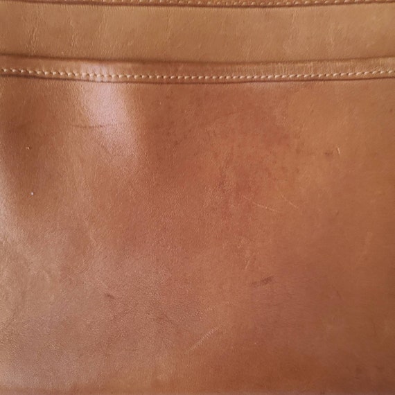 Vintage Coach NYC British Tan Swagger Shoulder Bag - image 8