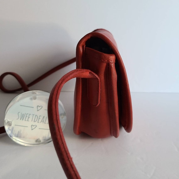 Vintage Coach Original Red Mini Bag - image 4