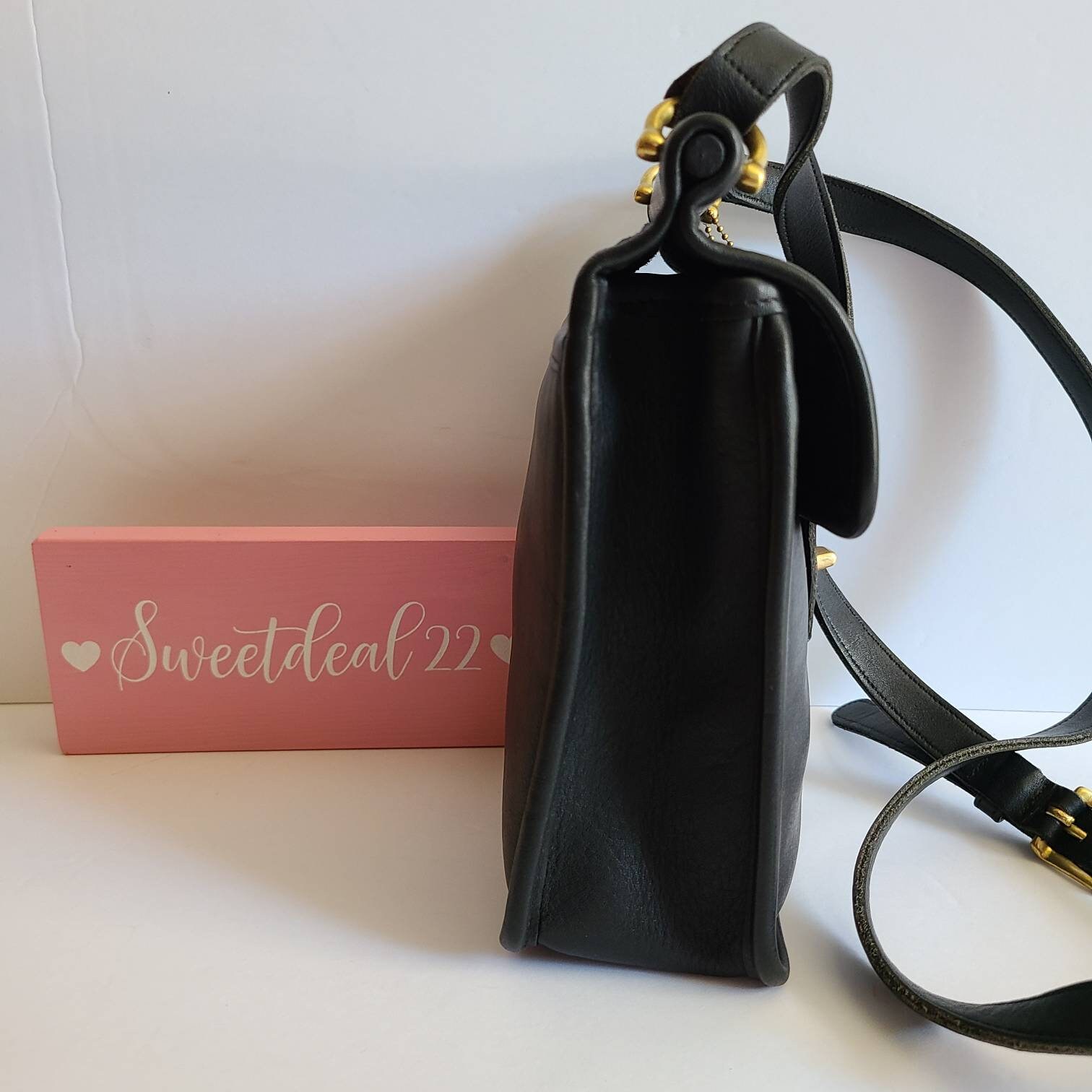 Vintage Coach Original Black Murphy Shoulder Crossbody Bag - Etsy