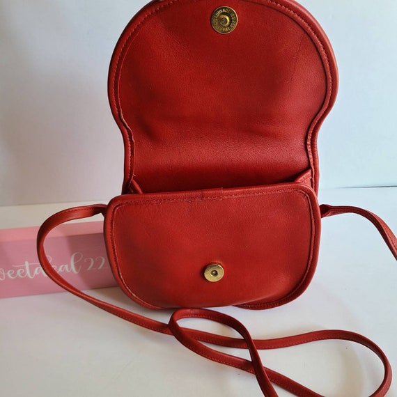 Vintage Coach Original Red Casey Bag - Gem
