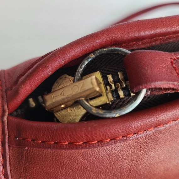 Vintage Coach Red NYC Companion Shoulder Bag - Etsy