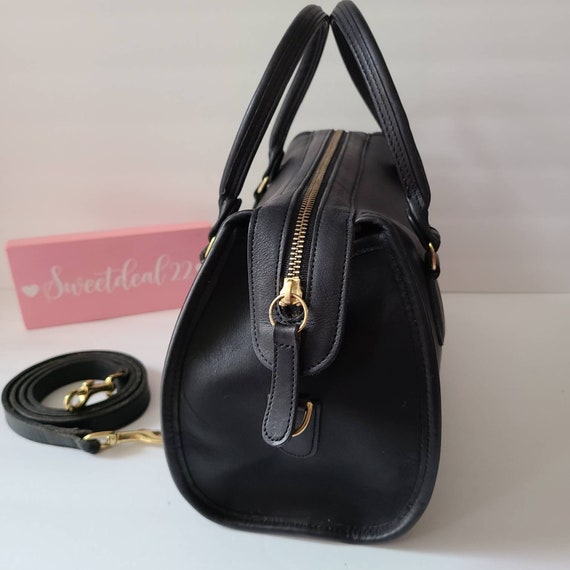 Vintage Coach Black Broadway Satchel - image 4