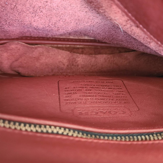 Vintage Coach Red Soho Cafe Bag Etsy UK
