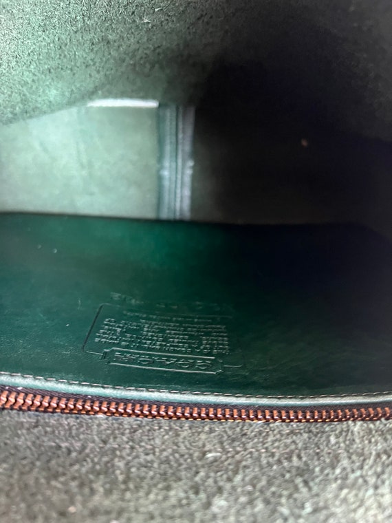 Vintage Coach Green Willis Top Handle Bag Gem