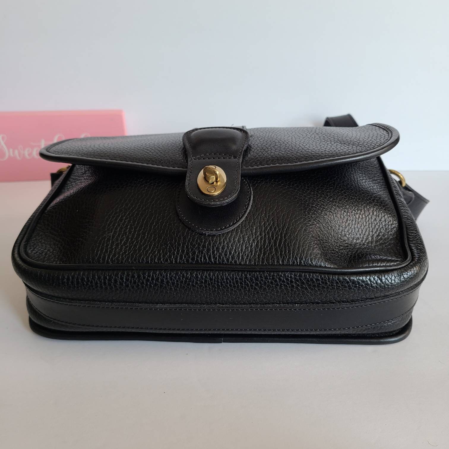 Vintage Coach Black Glenwood Shoulder Bag - Etsy UK
