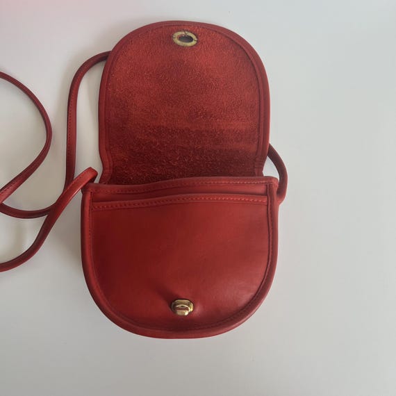 vintage coach old Suede mini Boston 赤 vintage coach old Suede mini Boston 赤 vintage coach old Suede