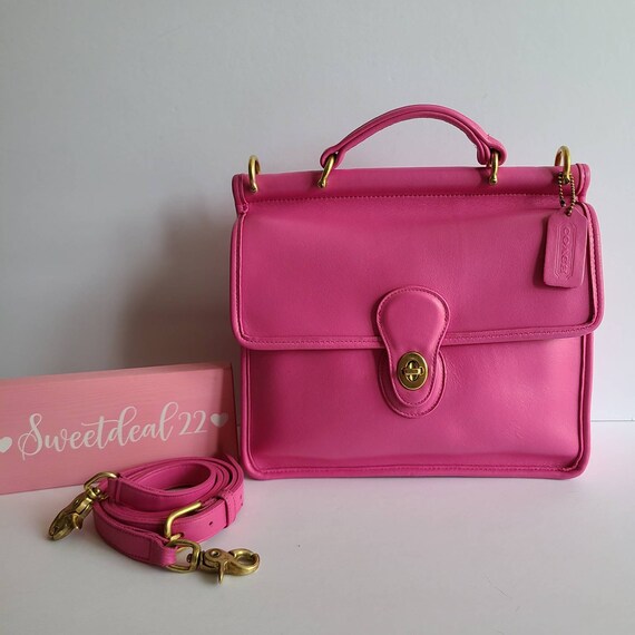 Custom Vintage Coach Pink Willis Satchel