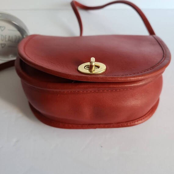 Vintage Coach Original Red Mini Bag - image 5