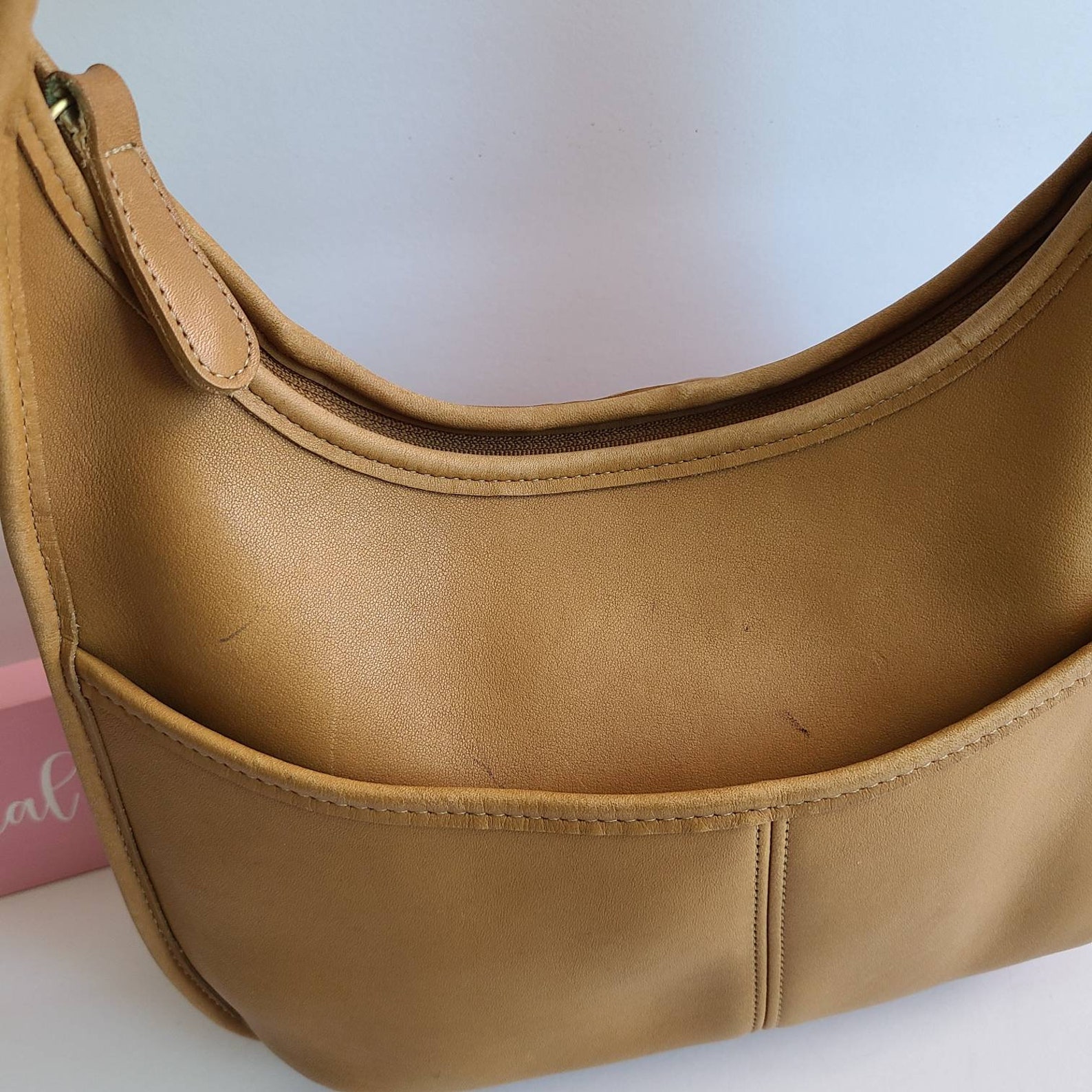 Vintage Coach Front Pocket Ergo Shoulder Bag Etsy