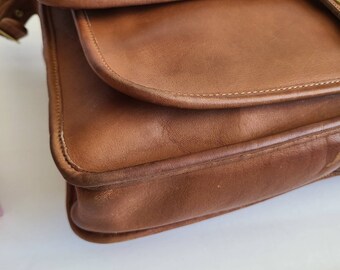 ショルダーバッグ Vintage Coach Tan Metropolitan Brief Bag Coach Metropolitan Briefcase in British Tan Leather - Prosoft Binders