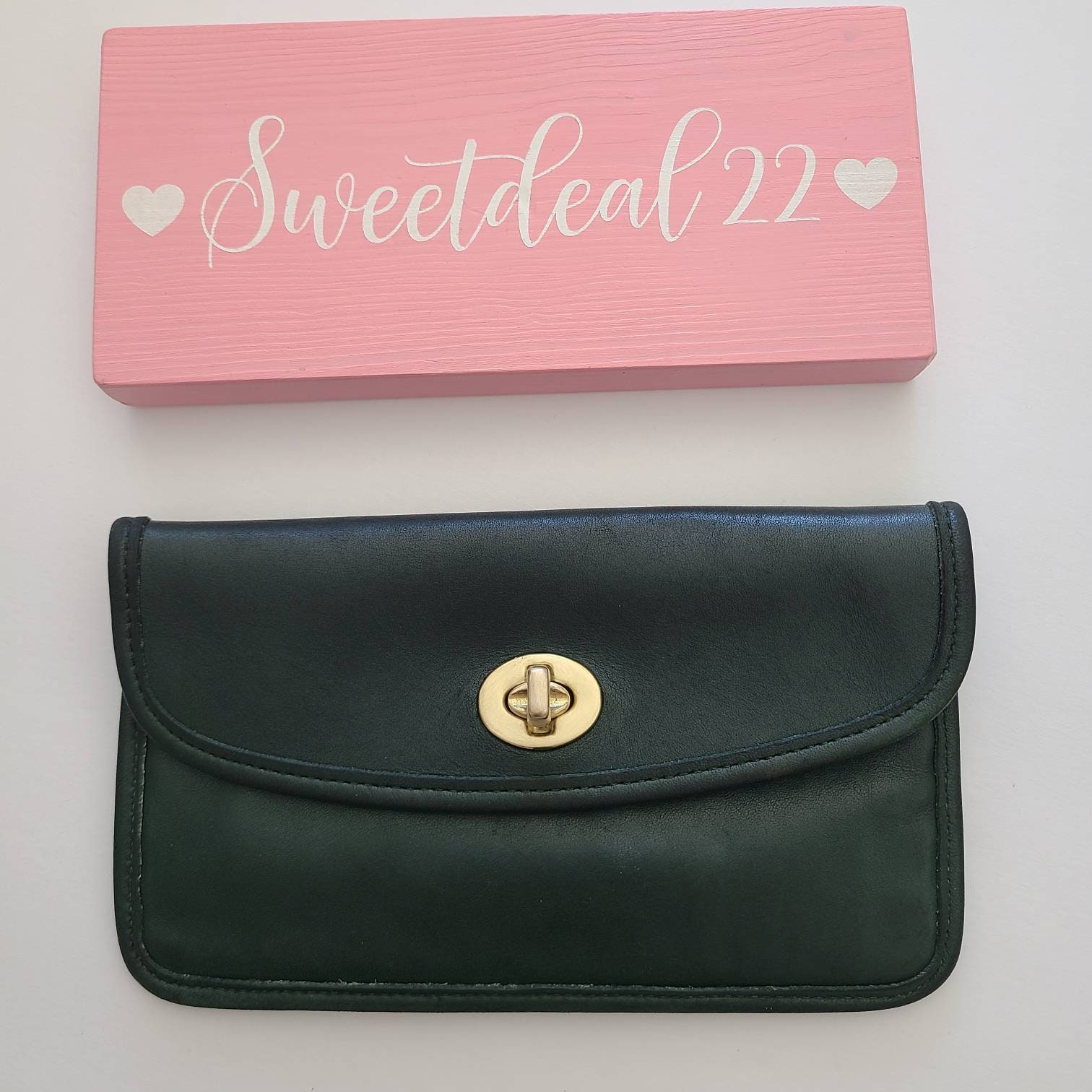 COACH Small Envelope Wallet in Pink