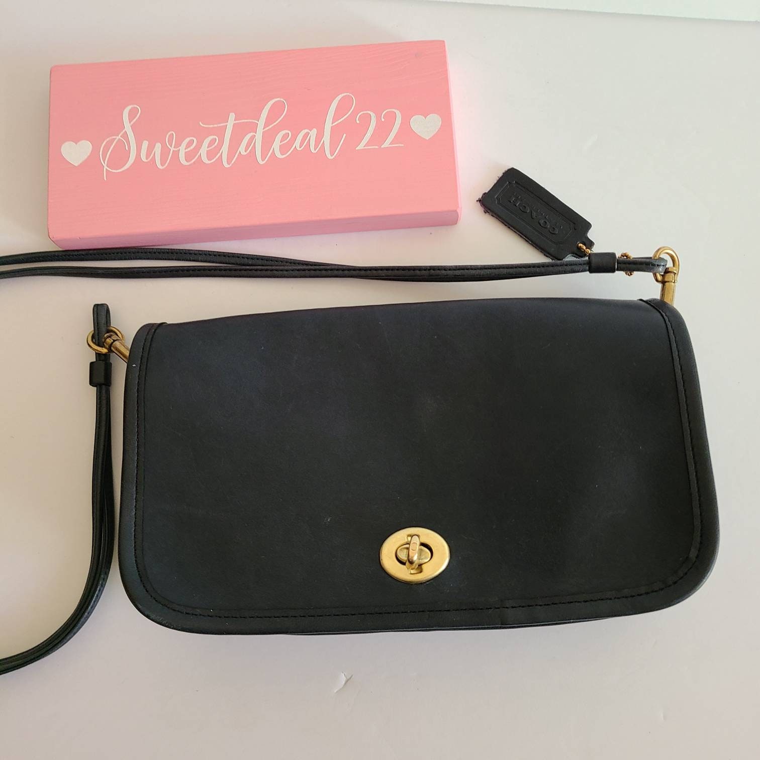Coach store dinky blue